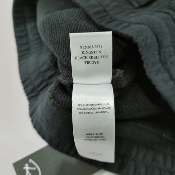 Rails Women's XS Kingston Black Petal Tie Dye Sweatpants Joggers Size XS - Picture 7 of 9